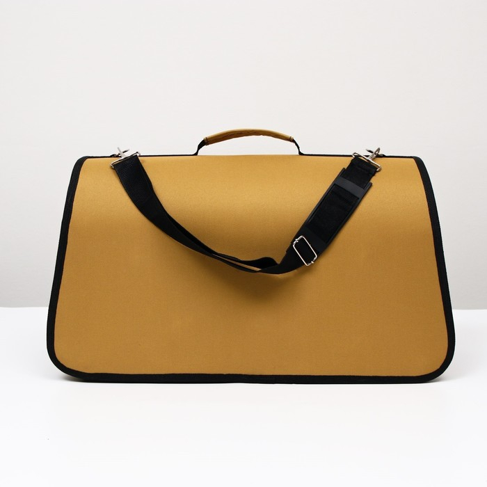 Сумка - переноска для животных Сумка - переноска для животных "Улыбка", коричневая, размер M, 40 х 21 х 27 см, коричневая