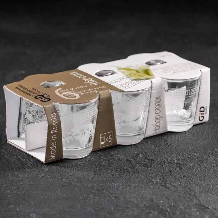 Набор стопок &laquo;Барокко&raquo;, 50 мл, 6 шт