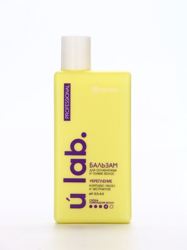 Профессиональный укрепляющий бальзам для ломких волос с комплексом масел и экстрактов, 250 мл ULAB