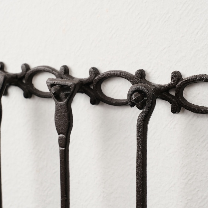 Набор фигурок настенных &laquo;Кухонная утварь&raquo;, 5 предметов, панно чугун, 22&times;33&times;3 см