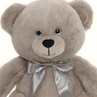 Мягкая игрушка "Медведь Фил", цвет серый, 55 см МФил/30/78-1