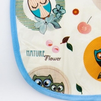 Нагрудник для кормления &laquo;Совы&raquo; непромокаемый на завязках, МИКС