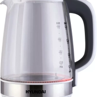 Чайник HYK-G8880 2л. 2200Вт серый серебристый