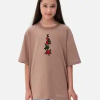 Термоаппликация &laquo;Цветы&raquo;, 20&times;7 см, красная