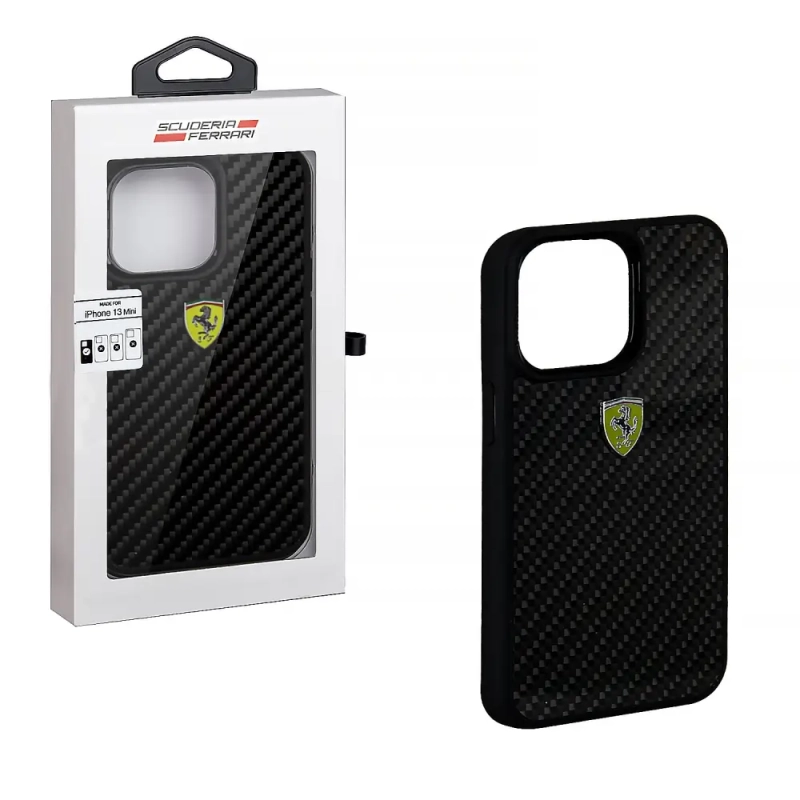 Чехол iPh 13 mini Ferrari Carbon