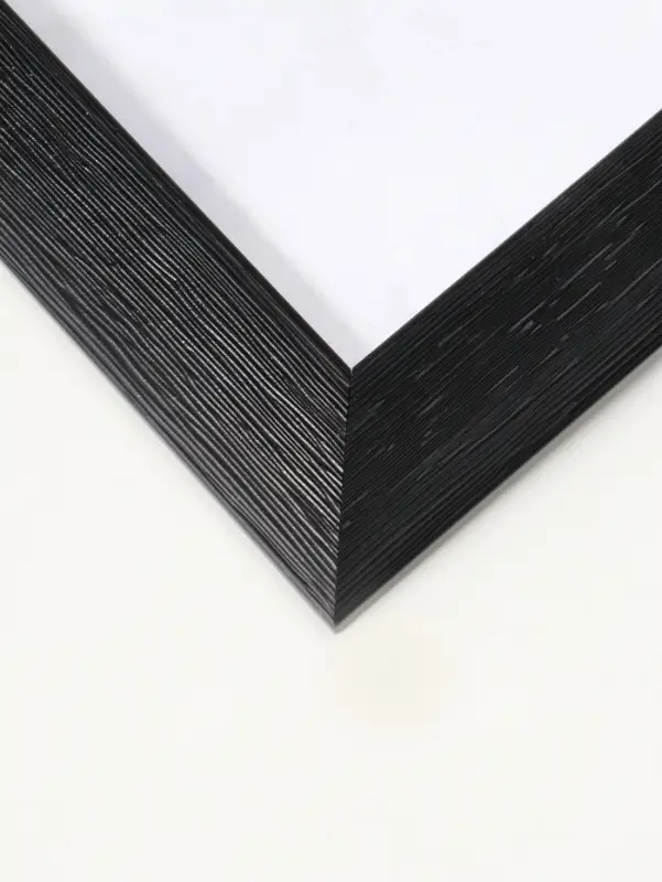 Фоторамка для фото 50х70 см "Luxe Elegance" пластик, чёрный, (пластик экран)