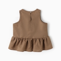 Блузка для девочки, MINAKU, бежевая, рост 140 см