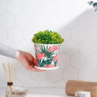 Горшок для цветов Доляна &laquo;Антуриум&raquo;, 800 мл, цвет белый