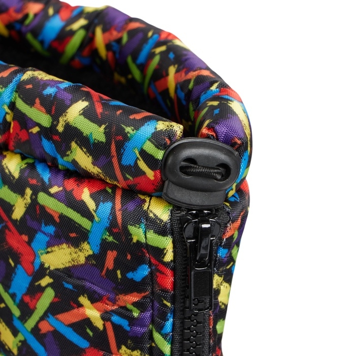 Сапоги женские комбинированные с фиксатором, демисезон, с цветным рисунком, до -15&deg;, С-35.354, размер 39