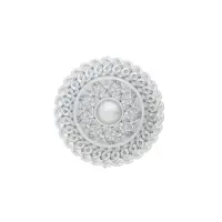 Крючок для штор CAPPIO KS030, d=95 мм, цвет серебро, 2 шт