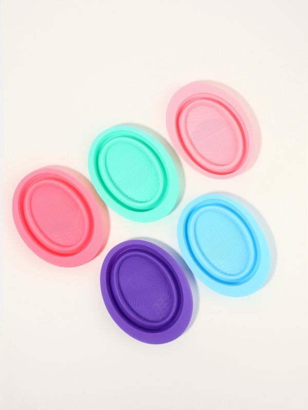 Ванночка - коврик для очистки кистей, 15 &times; 11 см, цвет МИКС