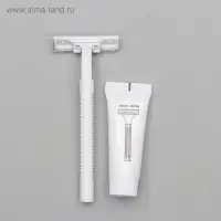 Бритва Стандарт с двумя нержавеющими лезвиями и крем для бритья 10 гр.