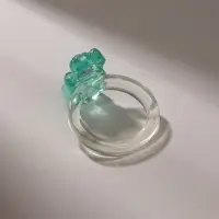 Кольцо &laquo;Мармеладный мишка&raquo;, цвет голубой, размер 17