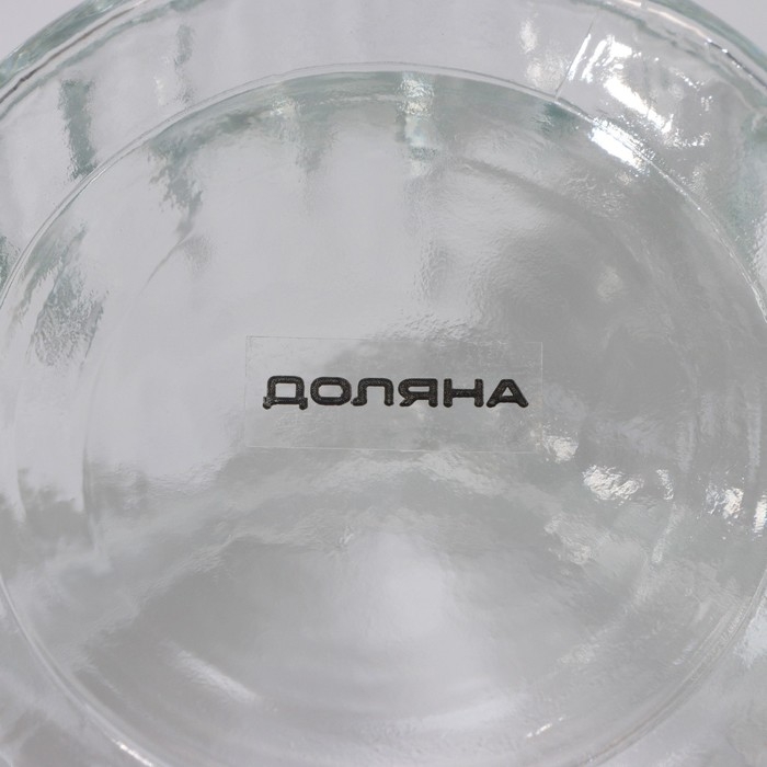 Банка стеклянная для хранения сыпучих продуктов Доляна &laquo;Зайка&raquo;, 230 мл, с керамической крышкой