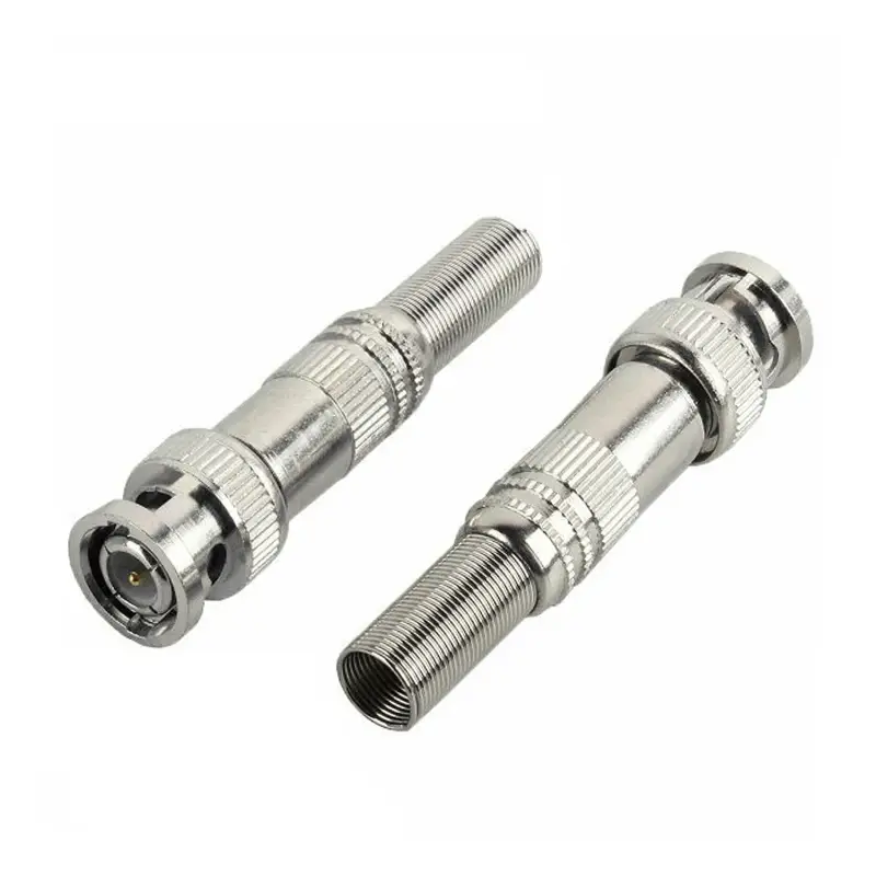 Разъем штекер BNC под винт с металическим колпачком