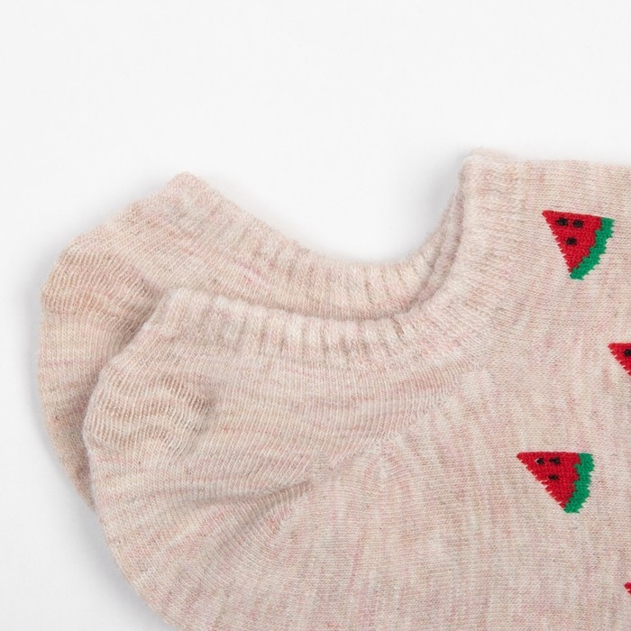 Носки женские MINAKU &laquo;Арбуз&raquo;, размер 36-39 (23-25 см)