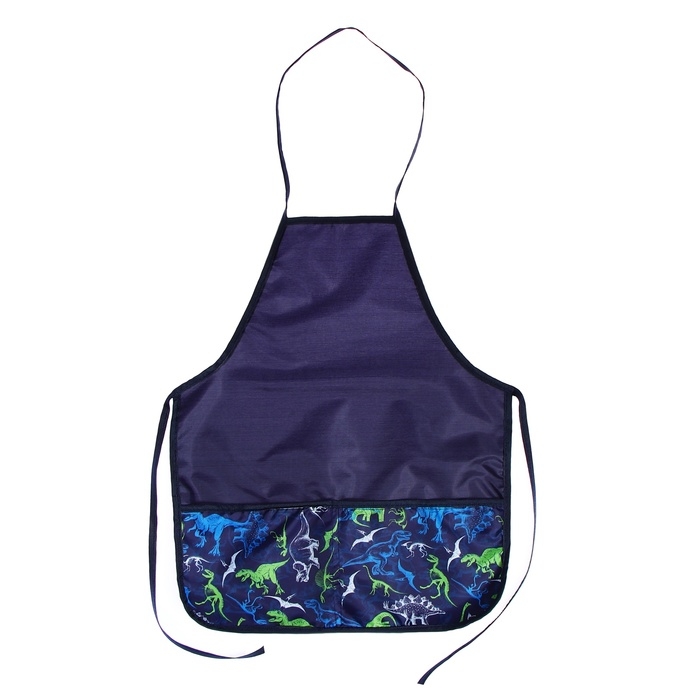 Фартук для труда + нарукавники, 485 х 395/250 х 160 мм, рост 116-146 см, Calligrata, "Динозавры"