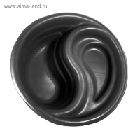 Пруд садовый пластиковый &laquo;Инь-Янь&raquo;, 80 л, чёрный