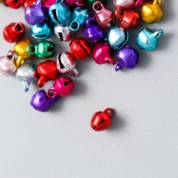 Набор декора для творчества "Колокольчики цветные" d=0,6 см набор 50шт Набор декора для творчества "Колокольчики цветные" d=0,6 см набор 50шт