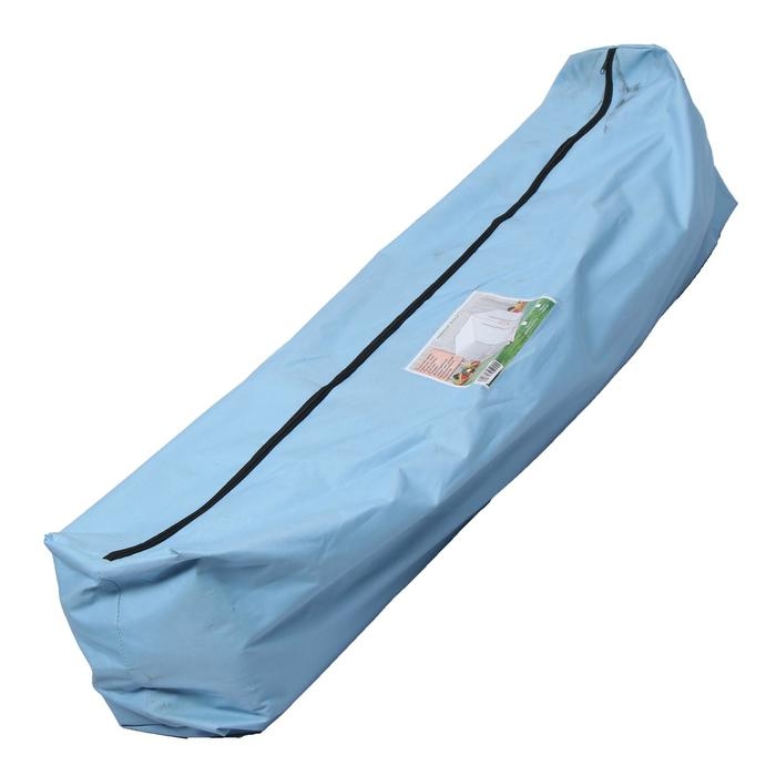 Теплица, 6,1 &times; 2,45 &times; 2,1 м, оцинкованный металл, профиль d = 25 мм, чехол из спанбонда 90 г/м&sup2;