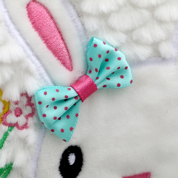 Сумка детская «Зайка с бантиком», 20 см, цвет белый Сумка детская «Зайка с бантиком», 20 см, цвет белый