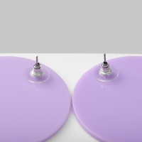 Серьги акрил &laquo;Атмосфера&raquo; соло, цвет сиреневый