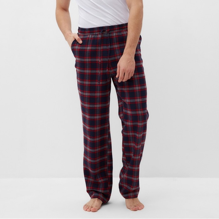 Брюки мужские домашние KAFTAN размер 54, синий