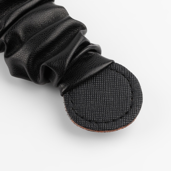 Ручка для сумки, пришивная, 18 &times; 3,5 см, цвет чёрный