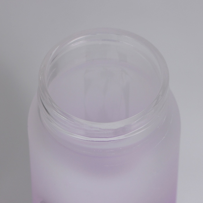 Бутылка для воды &laquo;Цветы&raquo;, 500 мл, стекло