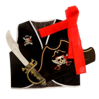 Карнавальный костюм &laquo;Полундра&raquo;, жилетка, шляпа, пояс, меч