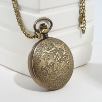 Карманные кварцевые часы &laquo;Вензель&raquo;, на цепочке 80 см