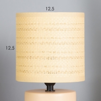 Лампа настольная "Хавьер" 1х40Вт Е14 слоновая кость 13х13х23см Лампа настольная "Хавьер" 1х40Вт Е14 слоновая кость 13х13х23см