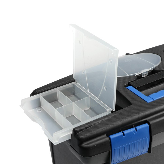 Ящик для инструмента ТУНДРА, 19", 490 х 275 х 240 мм, пластиковый
