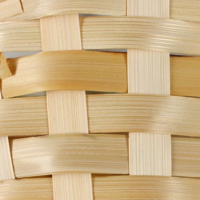 Набор корзин, 19х7,5х9,5/31 см, 22х9х11/34 см, 24х9х11,5/35 см, 3 шт, жёлтые, бамбук