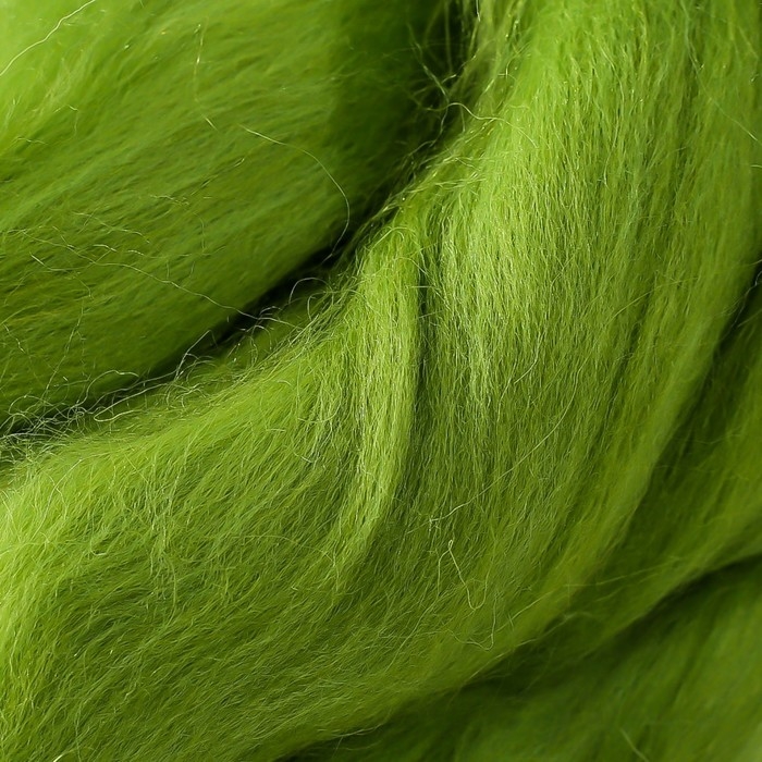 Шерсть для валяния 100% полутонкая шерсть 50 гр (130 липа) Шерсть для валяния 100% полутонкая шерсть 50 гр (130 липа)