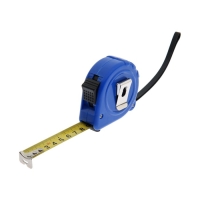 Рулетка ТУНДРА, пластиковый корпус, 3 фиксатора, 5 м &times; 19 мм