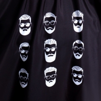 Пеньюар парикмахерский «Man», цвет чёрный Пеньюар парикмахерский «Man», цвет чёрный