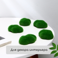 Мох искусственный &laquo;Камни&raquo;, набор 5 шт., Greengo