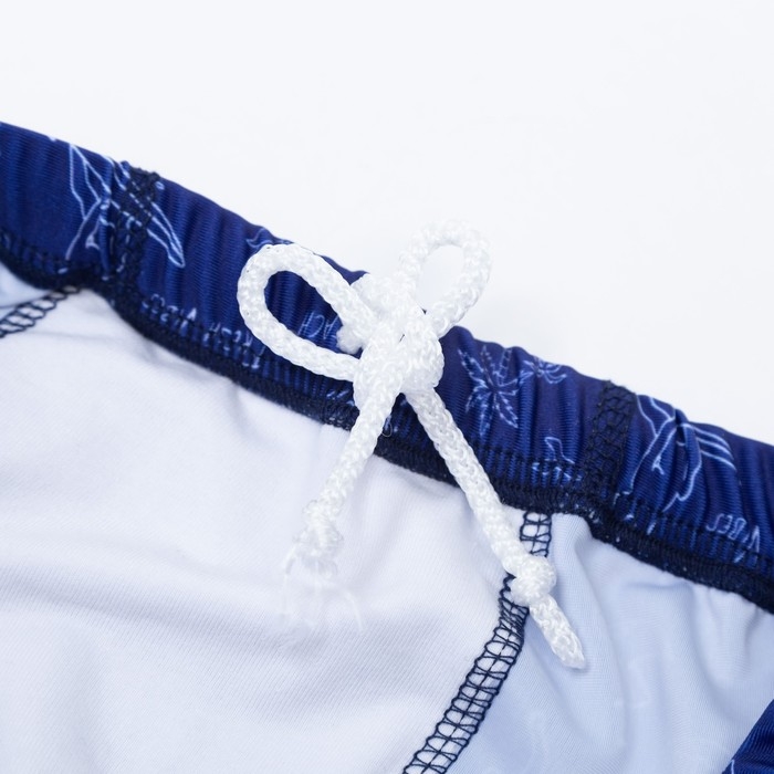 Плавки купальные для мальчика, цвет тёмно-синий, рост 128 см