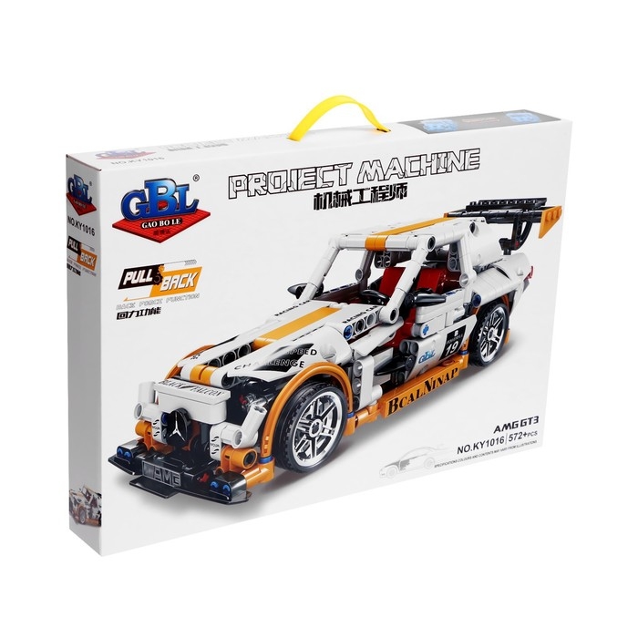 Конструктор гоночная машина GAO BO LE Project Machine, инерционный, 572 детали, 6+ Конструктор гоночная машина GAO BO LE Project Machine, инерционный, 572 детали, 6+