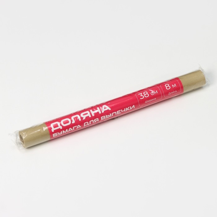 Бумага для выпечки Доляна, 38 см&times;8 м, в термоусадке