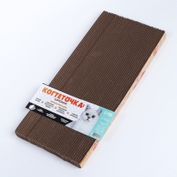 Когтеточка из картона с кошачьей мятой &laquo;Нежность&raquo;, 45 см х 20 см х 3 см