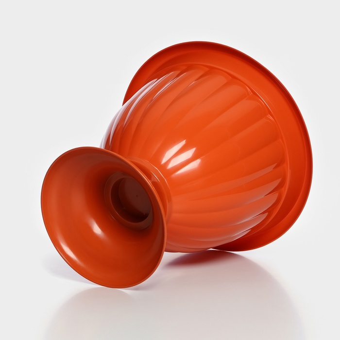 Кашпо уличное на ножке «Жасмин», 18 л, цвет коричневый Кашпо уличное на ножке «Жасмин», 18 л, цвет коричневый