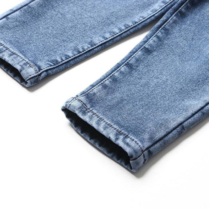 Джинсы для девочек, НАЧЁС, цвет синий, рост 86 см