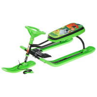 Снегокат «Тимка спорт 2 Ми-ми-мишки», ТС2/ММ2, цвет зелёный/чёрный Снегокат «Тимка спорт 2 Ми-ми-мишки», ТС2/ММ2, цвет зелёный/чёрный