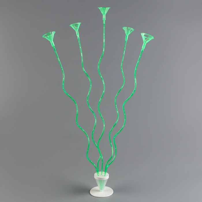 Набор &laquo;ВОЛНА&raquo;, палочка+держатель+подставка, набор 5 шт., зелёный