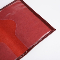 Обложка для паспорта, цвет бордовый Обложка для паспорта, цвет бордовый