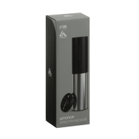 Штопор электрический Luazon LSH- 09, 10 Вт, АКБ, резак для фольги, черный