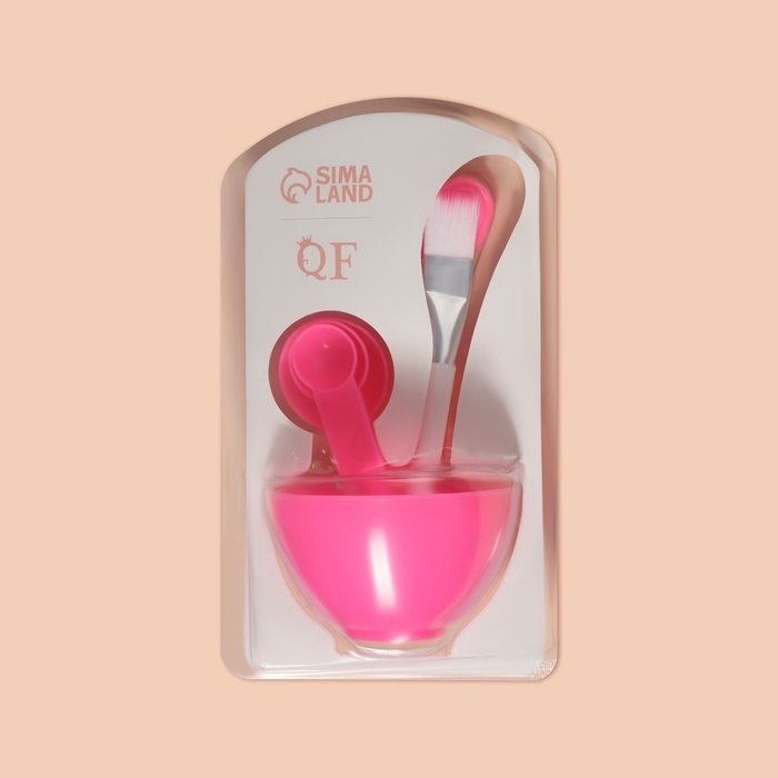 Косметический набор для масок, 6 предметов, цвет МИКС Косметический набор для масок, 6 предметов, цвет МИКС