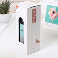 Бутылка для воды стеклянная в чехле &laquo;Милые животные&raquo;, 300 мл, h=17 см, рисунок МИКС